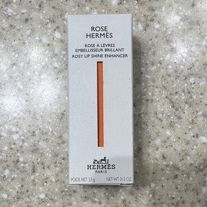 Hermes Rose Lip Shine Enhancer - Orange